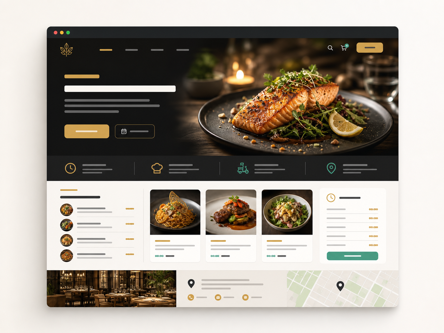 Restaurant Website Demo website preview